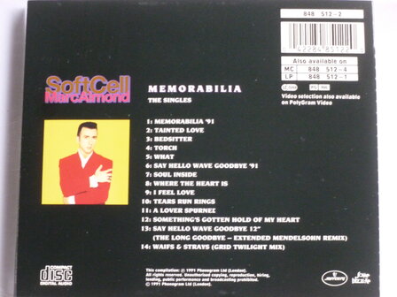 Soft Cell / Marc Almond - Memorablia / The Singles