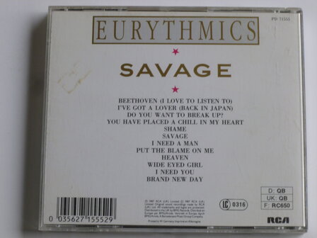 Eurythmics - Savage