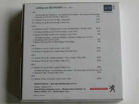 Beethoven -  Symphonies, Anima Eterna / Jos van Immerseel (6 CD)