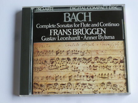 Bach - Complete Sonatas for Flute and Continuo / Frans Br&uuml;ggen, Leonardt, Bylsma