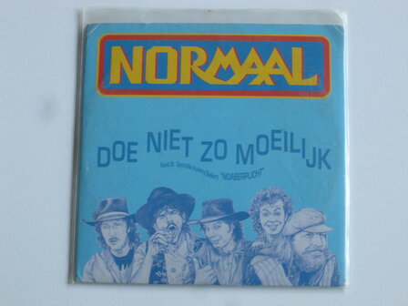 Normaal - Doe niet zo moeilijk (CD Single)