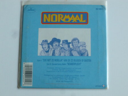 Normaal - Doe niet zo moeilijk (CD Single)