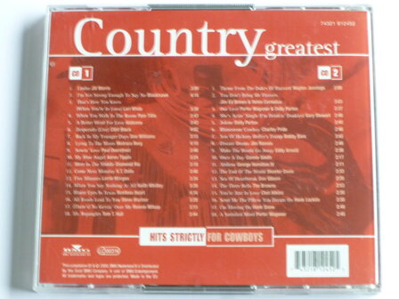 Country Greatest - High Strictly for Cowboys (2 CD)