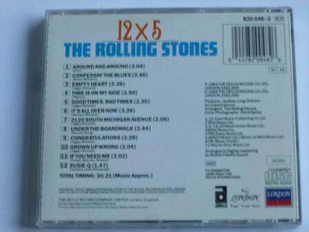 The Rolling Stones - 12 x 5