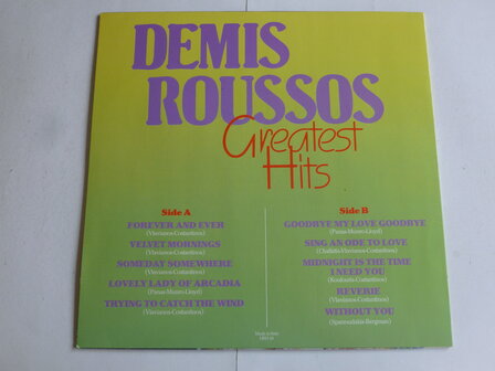 Demis Roussos - Greatest Hits (Italy) LP