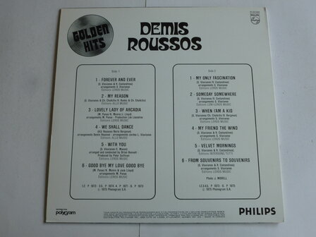 Demis Roussos - Golden Hits (Canada) 9120034