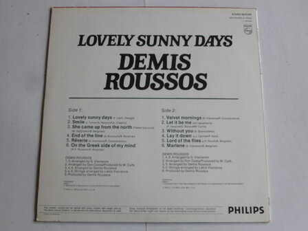 Demis Roussos - Lovely Sunny Days (LP)