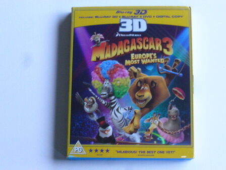 Madagascar 3 (Blu-ray 3d + Blu-ray + DVD + digital copy)