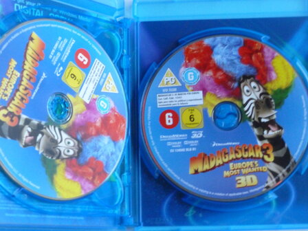 Madagascar 3 (Blu-ray 3d + Blu-ray + DVD + digital copy)