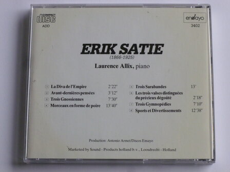 Erik Satie - Piano Music / Laurence Allix