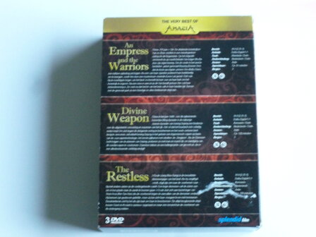 The very best of Amazia / Empress and the warriors, divine weapon, restless (3 DVD)