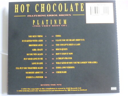 Hot Chocolate - Platinum / the very best of