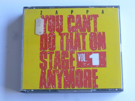 Frank Zappa - You can&#039;t do that on Stage anymore vol.1 (2 CD)