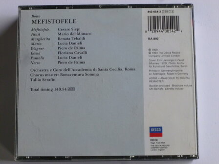 Boito - Mefistofelle / Siepi, Tullio Serafin (2 CD)