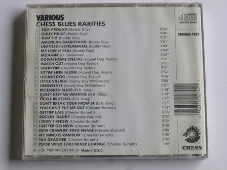 Chess Blues Rarities - various artists