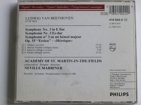 Beethoven - Symph. 3 Eroica / Neville Marriner