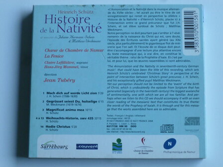 Sch&uuml;tz - Histoire de la Nativite / Jean Tubery