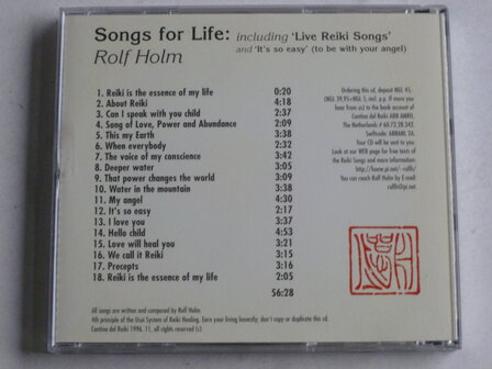 Rolf Holm - Songs for Life / Reiki Songs