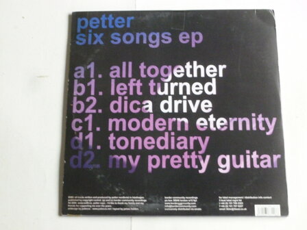 Petter ; Six Songs EP (border community) 2 LP