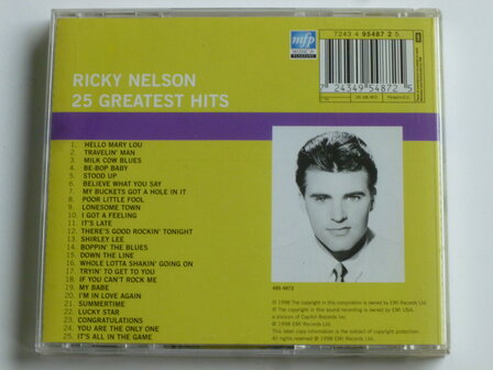 Ricky Nelson - 25 Greatest Hits