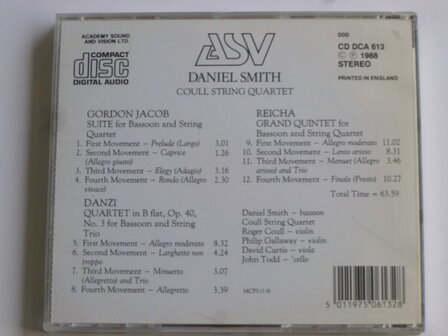  Danzi Reicha Jacob - Daniel Smith / Coull String Quartet