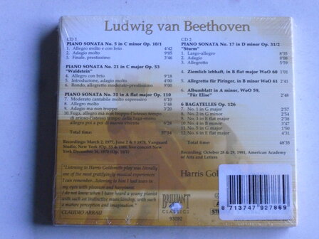 Harris Goldsmith plays Beethoven - piano sonates (2 CD) nieuw