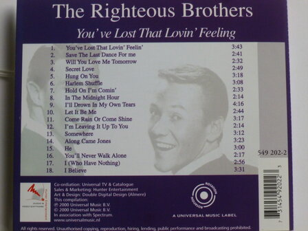 The Righteous Brothers - You&#039;ve lost that lovin&#039; feeling