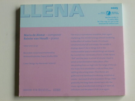 LLena - Maria de Alvear / Reinier van Houdt