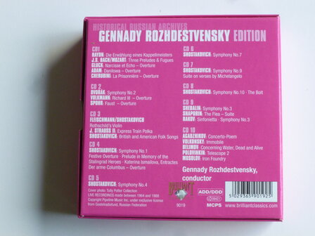 Gennady Rozhdestvensky Edition - Historical Russian Archives (10 CD)