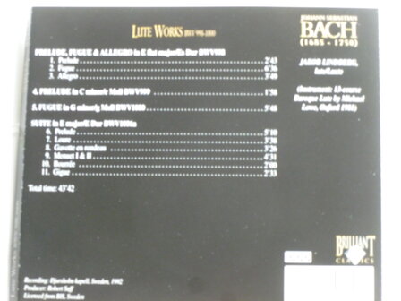 Bach - Lute Works / Jacob Lindberg