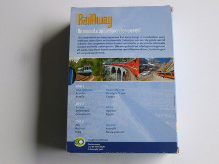 Rail Away - De Mooiste Spoorlijnen ter Wereld (3 DVD)