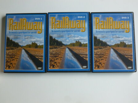 Rail Away - De Mooiste Spoorlijnen ter Wereld (3 DVD)