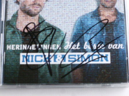 Nick &amp; Simon - Herinneringen / Het Beste van (2 CD) Gesigneerd