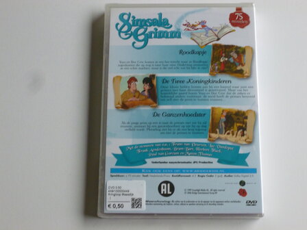 Drie Sprookjes van Grimm / Roodkapje, 2 Koningskinderen, Ganzenhoedster (DVD) Nieuw 