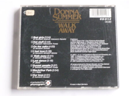 Donna Summer - Walk Away / Collector&#039;s edition