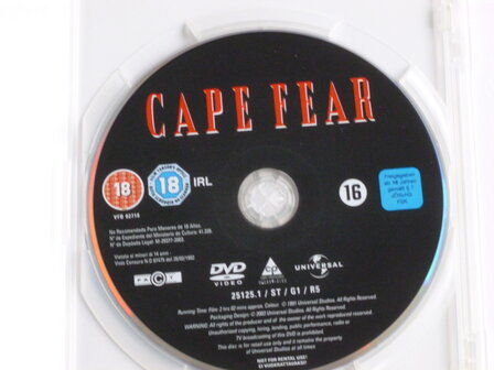 Cape Fear - Robert de Niro, Nick Nolte (DVD)