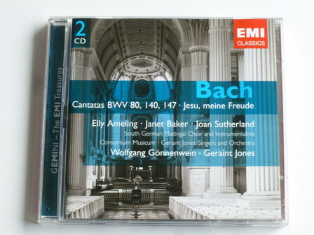 Bach - Cantatas BWV 80,140, 147 / Gonnenwein, Elly Ameling (2 CD)