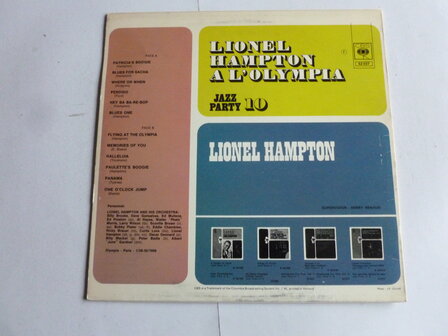 Lionel Hampton a L&#039; Olympia - Jazz Party 10 (LP)