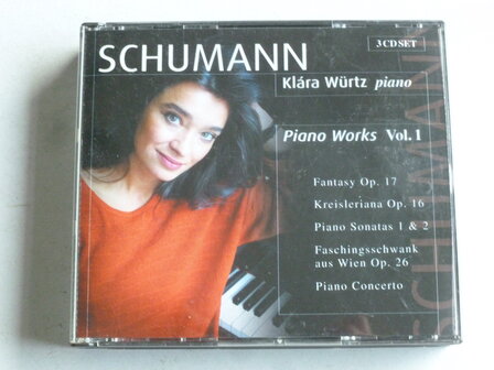 Robert Schumann - Piano Works vol.1 / Klara Wurtz (3 CD)