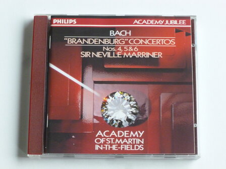 Bach - Brandernburg Concertos 4,5,&amp; 6 / Neville Marriner