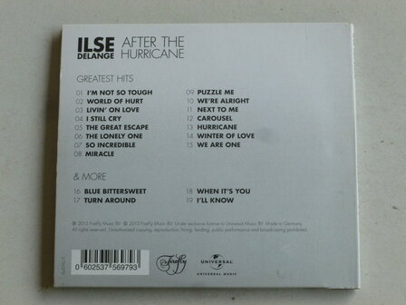 Ilse DeLange - After the Hurricane / Greatest Hits &amp; More (digipack)