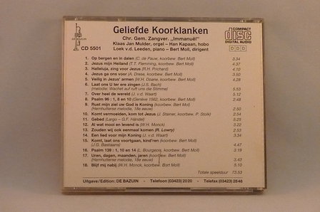 Geliefde Koor-Klanken - Zangver. Immanu&euml;l