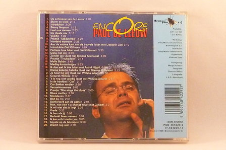 Paul de Leeuw - Encore (2 Live CD).