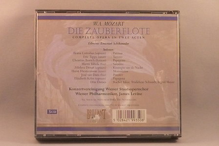 W.A. Mozart - Die Zauberfl&ouml;te / James Levine (3 CD)