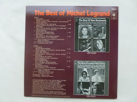 The Best of Michel Legrand - Louis van Dyke, Rita Reys, Rogier van  (LP)