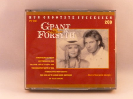 Grant &amp; Forsyth - Hun grootste Successen (2 CD)