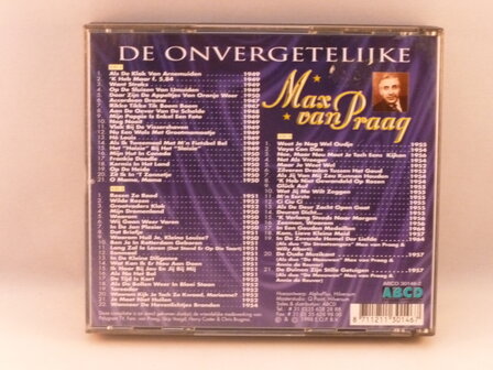 Max van Praag - De Onvergetelijke Max van Praag (3 CD)