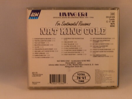 Nat King Cole and his Trio - For Sentimental Reasons