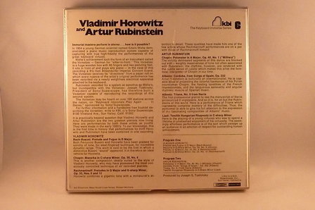 The Young Vladimir Horowitz and Artur Rubinstein play again...in stereo