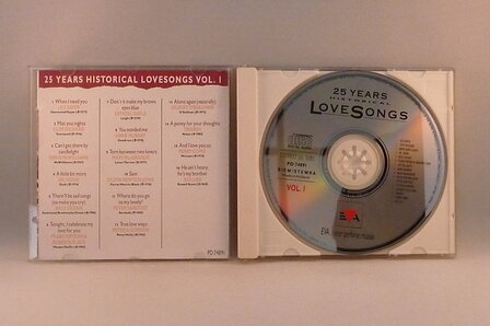 25 Years Historical Love Songs vol. 1